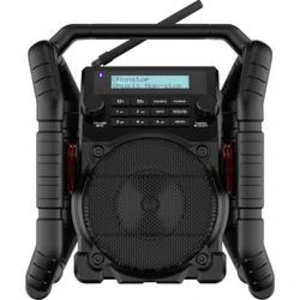 Odolné rádio PerfectPro UBOX500R, Bluetooth, AUX, USB, FM, černá