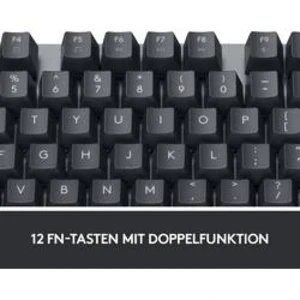 Herní klávesnice Logitech K835 TKL switch: modrá