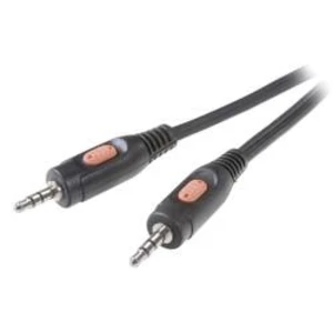 Jack audio kabel SpeaKa Professional SP-7869780, 10.00 m, černá