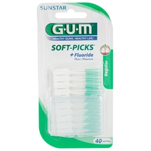 G.U.M Soft-Picks +Fluoride dentální párátka regular 40 ks