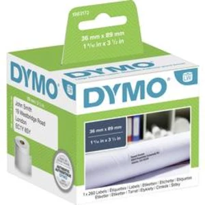 DYMO etikety v roli 89 x 36 mm papír bílá 260 ks permanentní 1983172 přepravní štítky