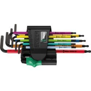 Sada klíčů TORX, TORX BO Wera 967 SPKL/9 Multicolour 05024335001, 9dílná