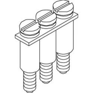Příčná spojka pro svorky se šroubovým připojením BJM62-3P ABB 1 ks