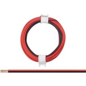 Lanko/ licna Donau Elektronik 114-01, 2 x 0.08 mm², červená/černá, 5 m