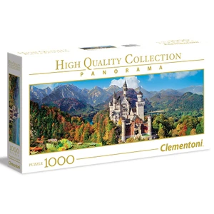 Clementoni - Puzzle Panorama 1000 Neuschwanstein