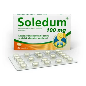 Soledum 100 mg  20 enterosolventních měkkých tobolek