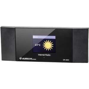 Albrecht DR 460-C adaptér internetového rádia internetové internetové rádio  DLNA čierna