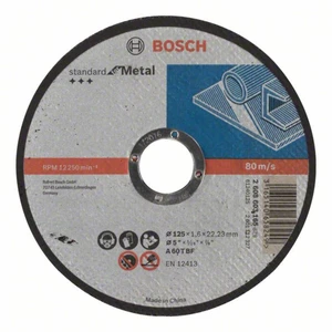 Bosch Accessories 2608603165 2608603165 rezný kotúč rovný  125 mm 22.23 mm 1 ks