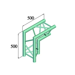 Alutruss TRILOCK 6082AC-25 3-bodová rampa roh 90 °