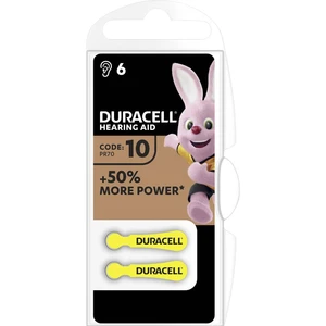 Duracell 10AC Batérie do načúvacích ZA 10 zinkovo-vzduchová 90 mAh 1.45 V 6 ks