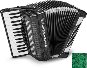 Weltmeister Kristall 30/60/III/5 Acordeon cu clape Verde