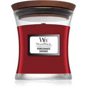 Woodwick Pomegranate vonná svíčka s dřevěným knotem 85 g