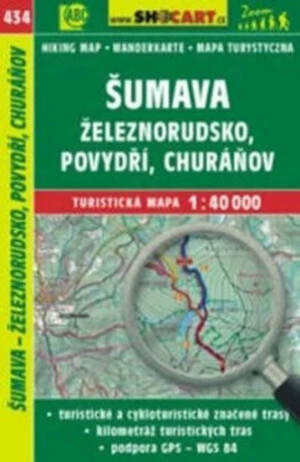 Šumava Železnorudsko, Povydří, Churáňov 1:40 000