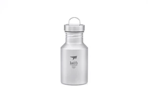 Titánová fľaša Sport Bottle Keith® 400 ml (Farba: Strieborná)