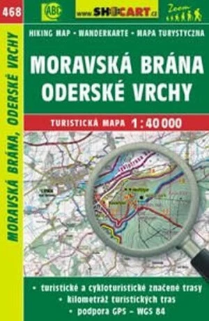 Moravská Brána, Oderské vrchy 1:40 000