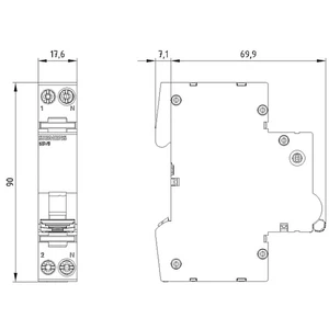 Siemens 5SV60167MC10 5SV6016-7MC10 požiarny spínač    2-pólový 10 A