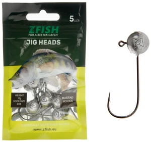 Zfish jigová hlava jig head simply 5 ks - 3 g háček 2