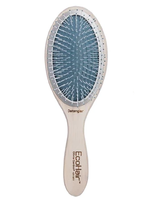 Bambusová oválna kefa na vlasy Olivia Garden EcoHair Detangler EH-DET + darček zadarmo