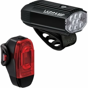 Lezyne Micro Drive 800+/KTV Drive+ Pair Satin Black/Black Front 800 lm / Rear 40 lm Luces de ciclismo