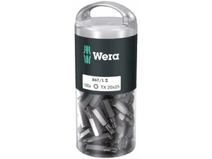 Wera 072448 Houževnaté bity 1/4" TX 20 867/1 Z TORX DIY (Balení 100 ks)