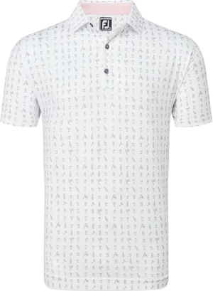 Footjoy The 19th Hole Lisle Blanco S Camiseta polo