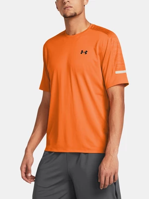 Oranžové pánske športové tričko Under Armour UA Tech Utility SS