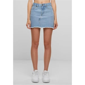 Women's mini denim skirt - blue