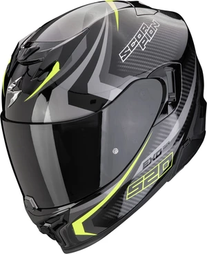 Scorpion EXO 520 EVO AIR TERRA Black/Silver/Neon Yellow XL Helm