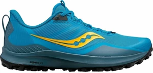 Saucony Peregrine 12 Mens Shoes Ocean/Black 43 Zapatillas de trail running