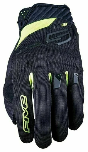 Five RS3 Evo Black/Fluo Yellow XL Guanti da moto