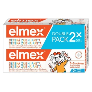 ELMEX Kids Dětská zubní pasta pro děti od prvního zoubku do 6ti let 2 x 50 ml