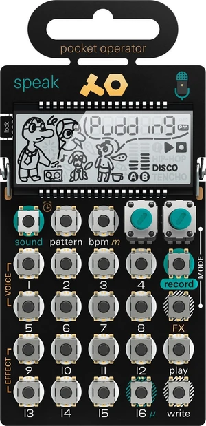 Teenage Engineering PO-35 Speak Sintetizator de buzunar