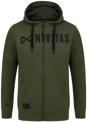 Navitas mikina core zip hoody green - m