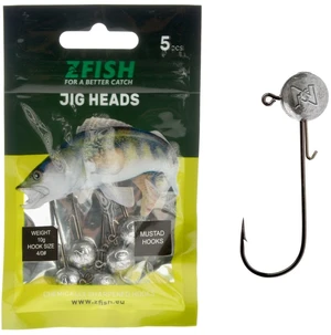 Zfish jigová hlava jig head premium 5 ks - 10 g háčik 4/0