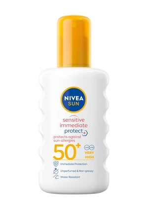 Nivea Sprej na opalování Sensitive SPF 50+ (Sun Spray) 200 ml