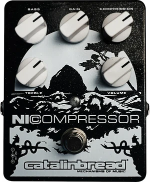 Catalinbread Nicompressor Silver On Black Efekt gitarowy