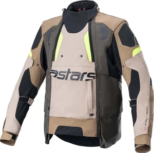 Alpinestars Halo Drystar Jacket Dark Khaki/Sand Yellow Fluo M Kurtka tekstylna