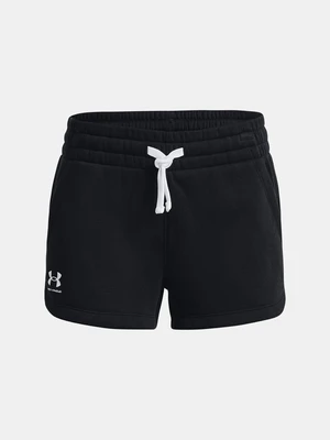 Under Armour Rival Fleece Šortky dětské Černá