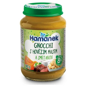 HAMÁNEK Gnocchi s hovězím masem a smetanou 8m+ 190 g