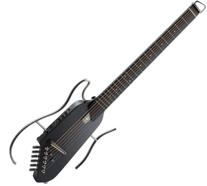 Donner HUSH-I Maple Black Maple Headless gitara