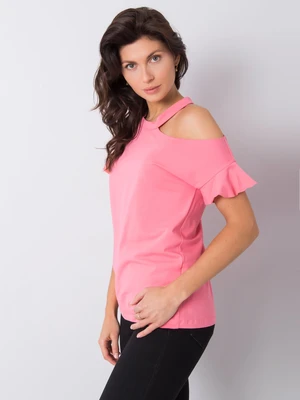 Pink cotton blouse