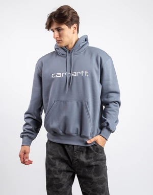 Carhartt WIP Hooded Carhartt Sweat Dove Grey / Wax S