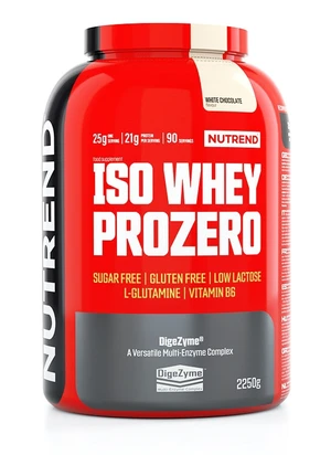 NUTREND ISO Whey Prozero bílá čokoláda 2250 g