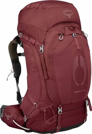 Osprey Aura AG 65 Berry Sorbet Red M/L Outdoor Zaino