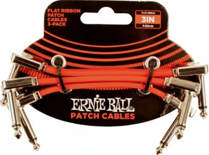 Ernie Ball Flat Ribbon Patch Cable 7,5 cm Angulado - Angulado Cable de conexión