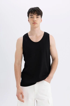 DEFACTO Slim Fit Crew Neck Ribbed Undershirt