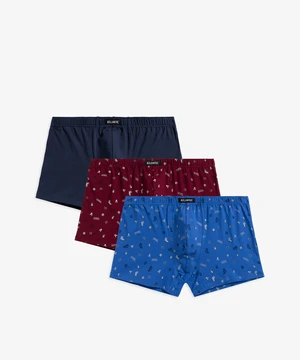 Pánské boxerky ATLANTIC 3Pack - vícebarevné