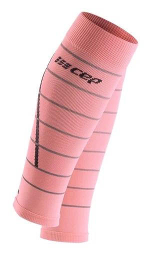 Women's compression calf sleeves CEP Reflective light pink, II