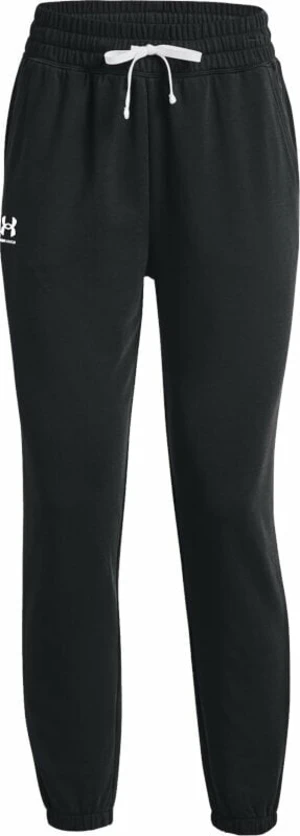 Under Armour Women's UA Rival Terry Black/White M Pantalons / leggings de course