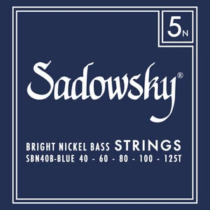 Sadowsky Blue Label SBN-40B Jeux de 5 cordes basses